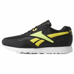 Adidasy Męskie Reebok Rapide Czarne/Żółte/Głęboka Zielone/Białe PL 51ZLJHY